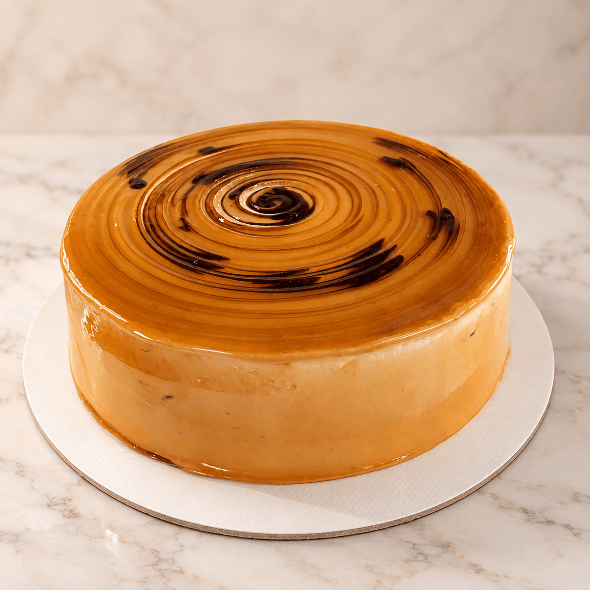 Irish Coffee Espresso Spiral Cake — handcrafted premium cake by The Cake Walk
