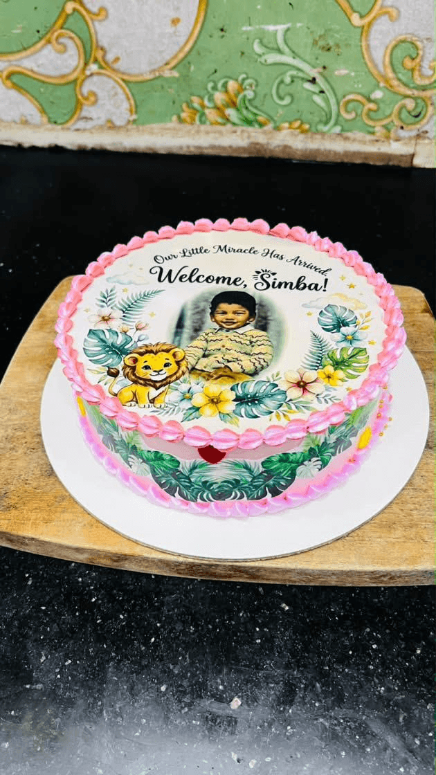 Photo Print Cake — Handcrafted celebration cakes at The Cake Walk, Kaduthuruthy